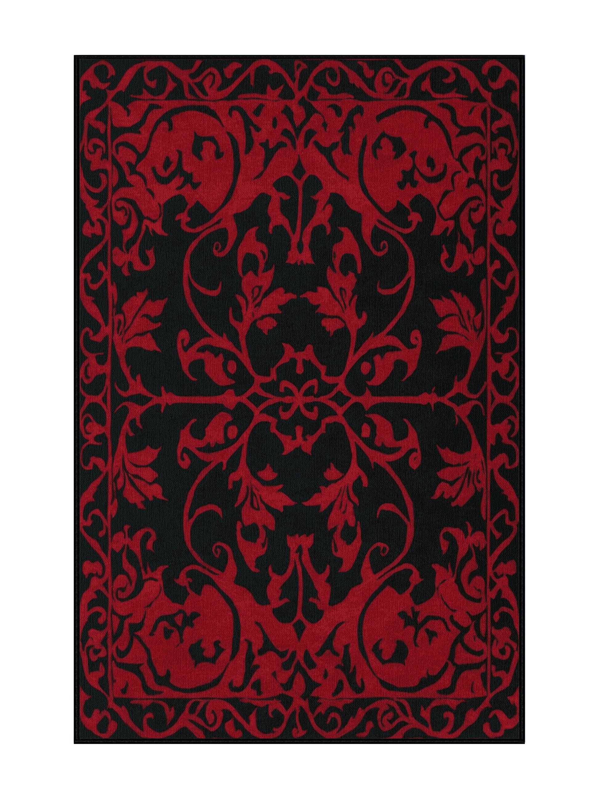 Glided Mythos Luminary Blossom - Premium Gunmetal Modern Area Rug | Plush & Washable Options | Rugolution Home Decor