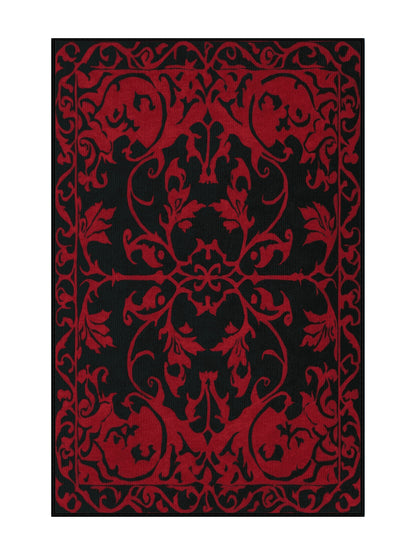 Glided Mythos Luminary Blossom - Premium Gunmetal Modern Area Rug | Plush & Washable Options | Rugolution Home Decor