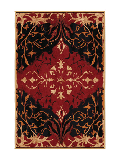 Glided Mythos Imperial Aegis - Premium Brown (W3C) Modern Area Rug | Plush & Washable Options | Rugolution Home Decor