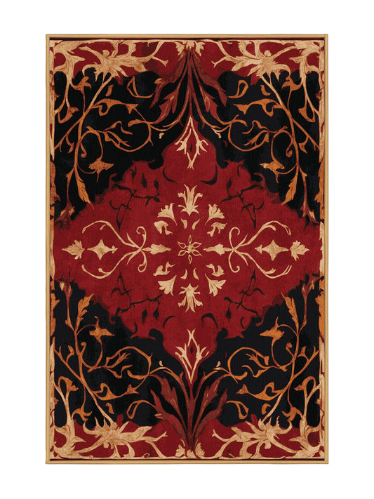 Glided Mythos Imperial Aegis - Premium Brown (W3C) Modern Area Rug | Plush & Washable Options | Rugolution Home Decor