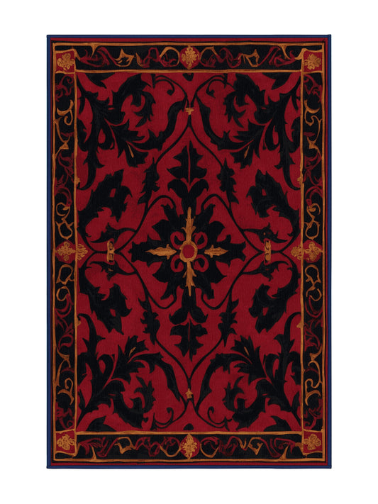 Glided Mythos Arcadian Grace - Premium Night Modern Area Rug | Plush & Washable Options | Rugolution Home Decor