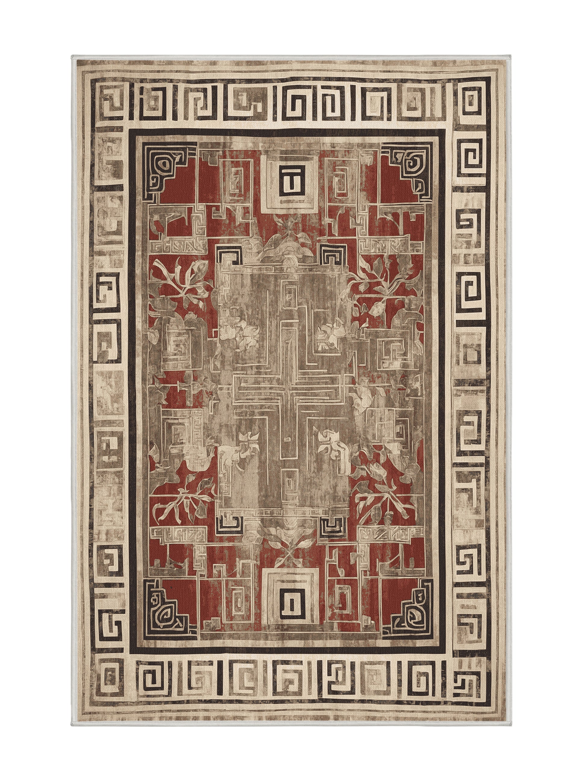 Hellenic Grandeurs Zeus's Blessing - Premium Golden Silk Modern Area Rug | Plush & Washable Options | Rugolution Home Decor