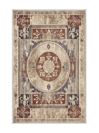 Hellenic Grandeurs Apollonian Arc - Premium Golden Silk Modern Area Rug | Plush & Washable Options | Rugolution Home Decor