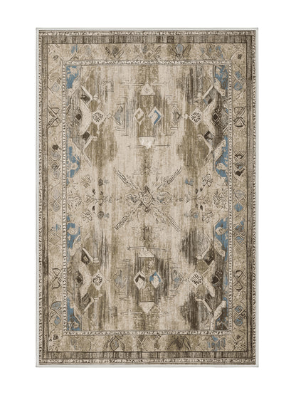 Heritage Mosaic Majestic Mosaic - Premium Golden Silk Modern Area Rug | Plush & Washable Options | Rugolution Home Decor