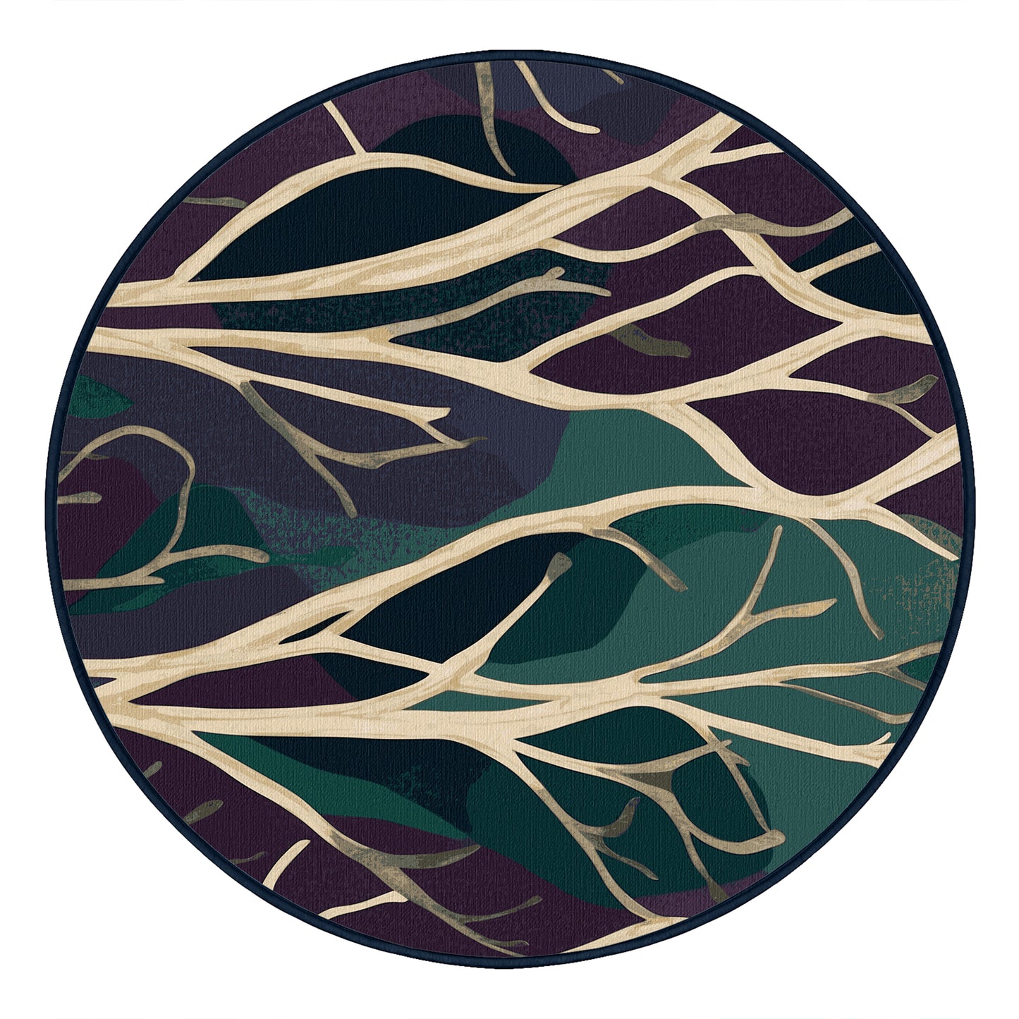 Velvet Leaves Rug