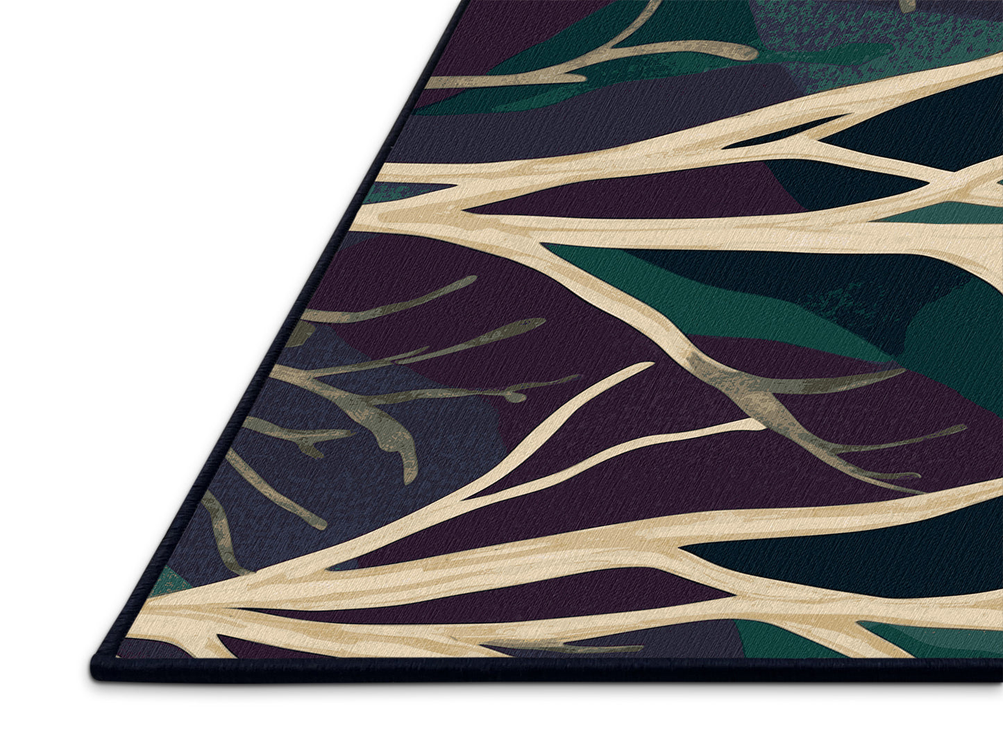 Velvet Leaves Rug