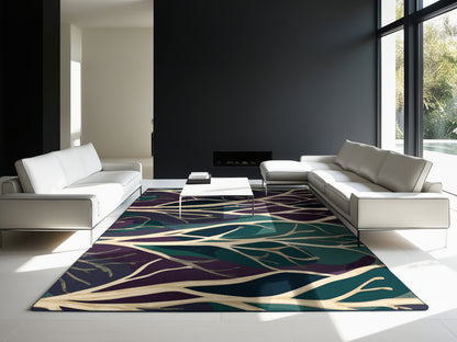 Velvet Leaves Rug