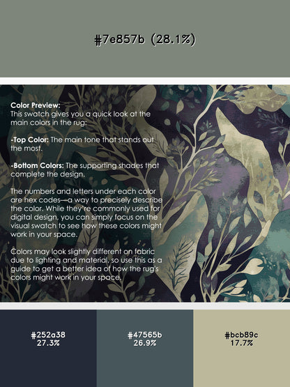 Verdant Cosmos Rug