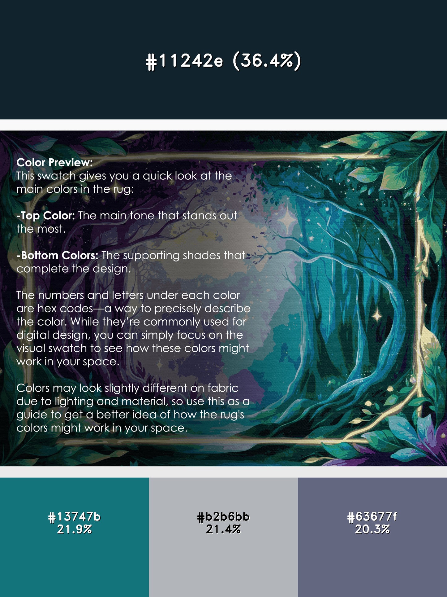 Twilight Branches Rug