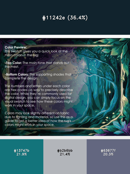 Twilight Branches Rug