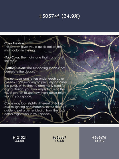 Starlight Branch Rug