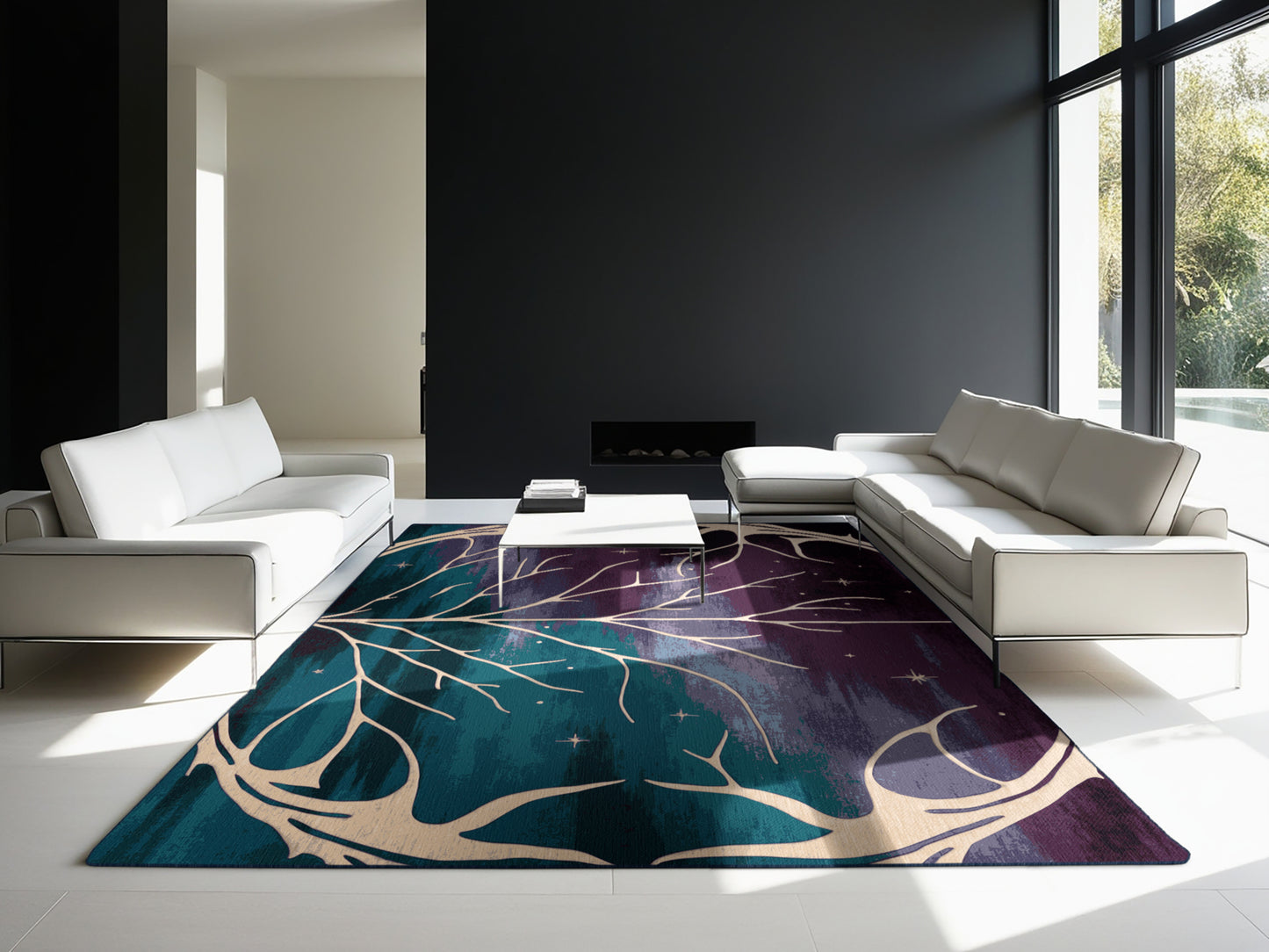 Moonlit Vines Rug