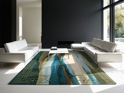 Tranquil Maze Rug