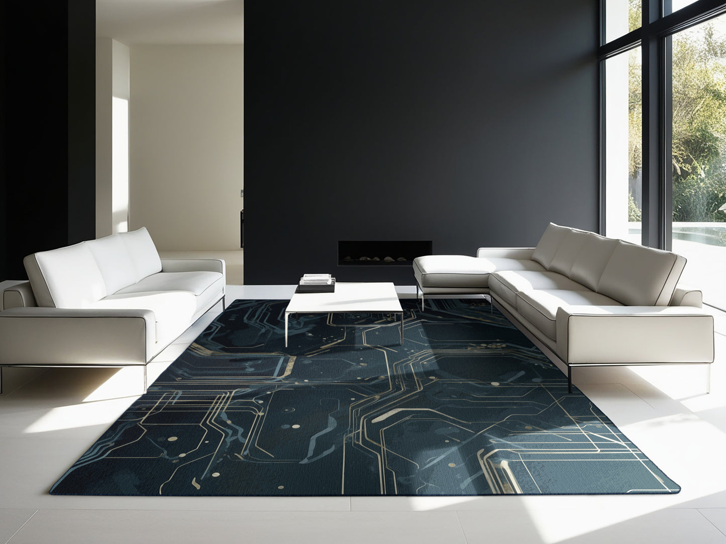 Pulsar Flow Rug