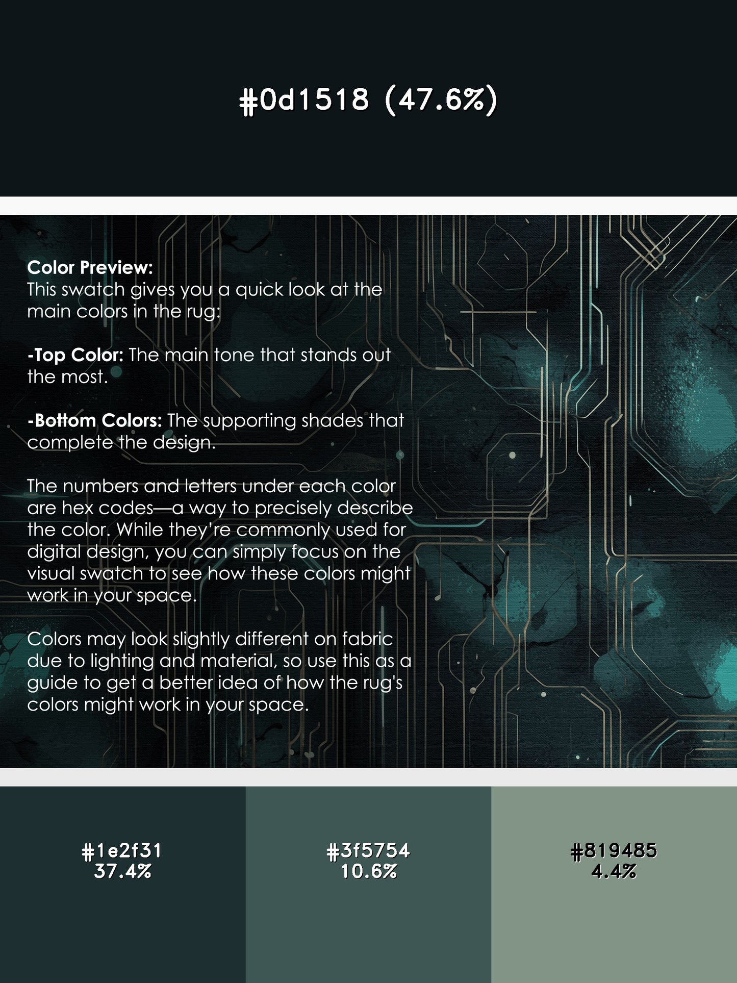 Orbit Fracture Rug