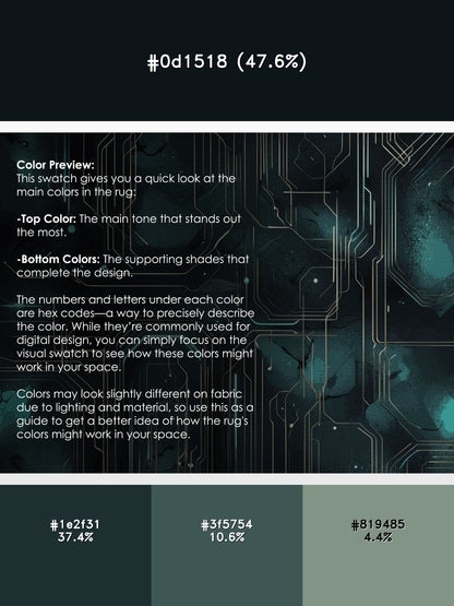 Orbit Fracture Rug