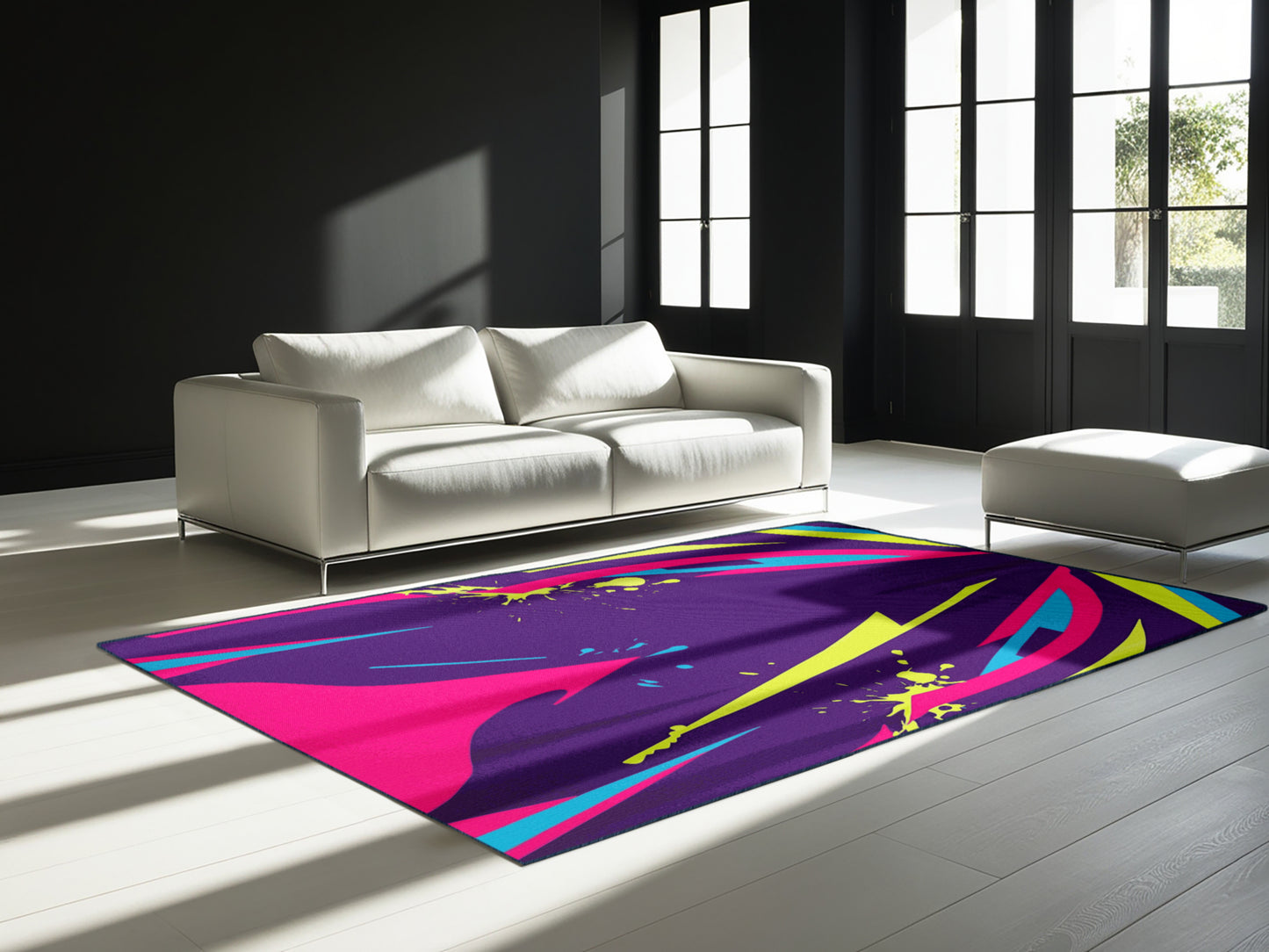 Neon Velocity Rug