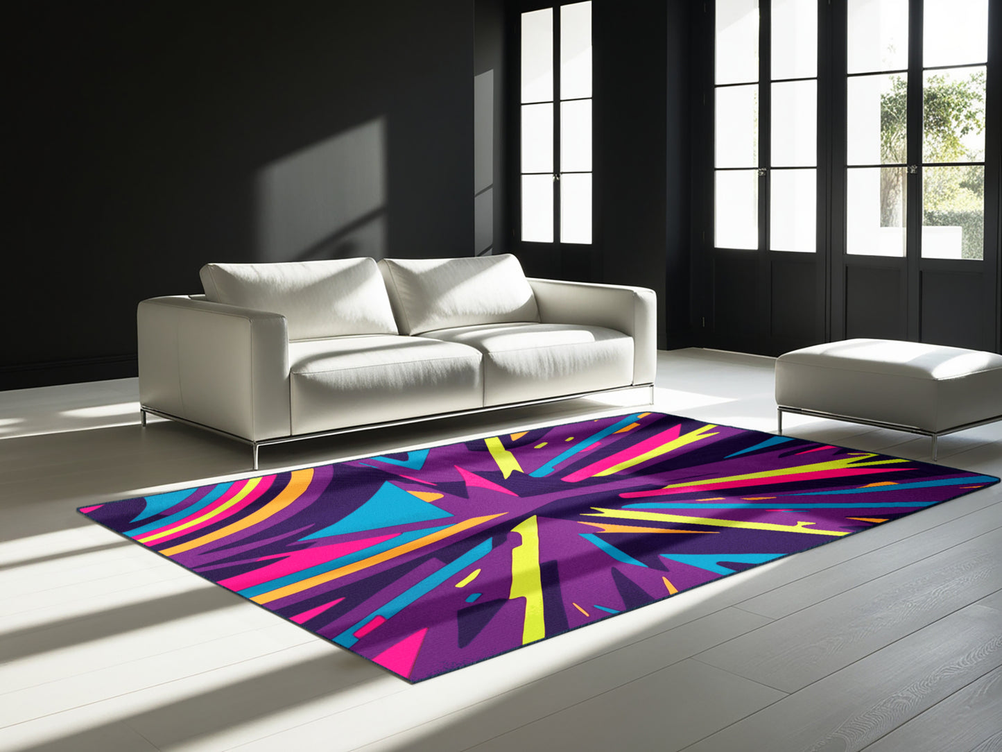 Radiant Rift Rug