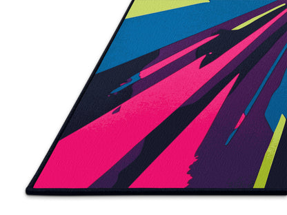 Neon Inferno Rug