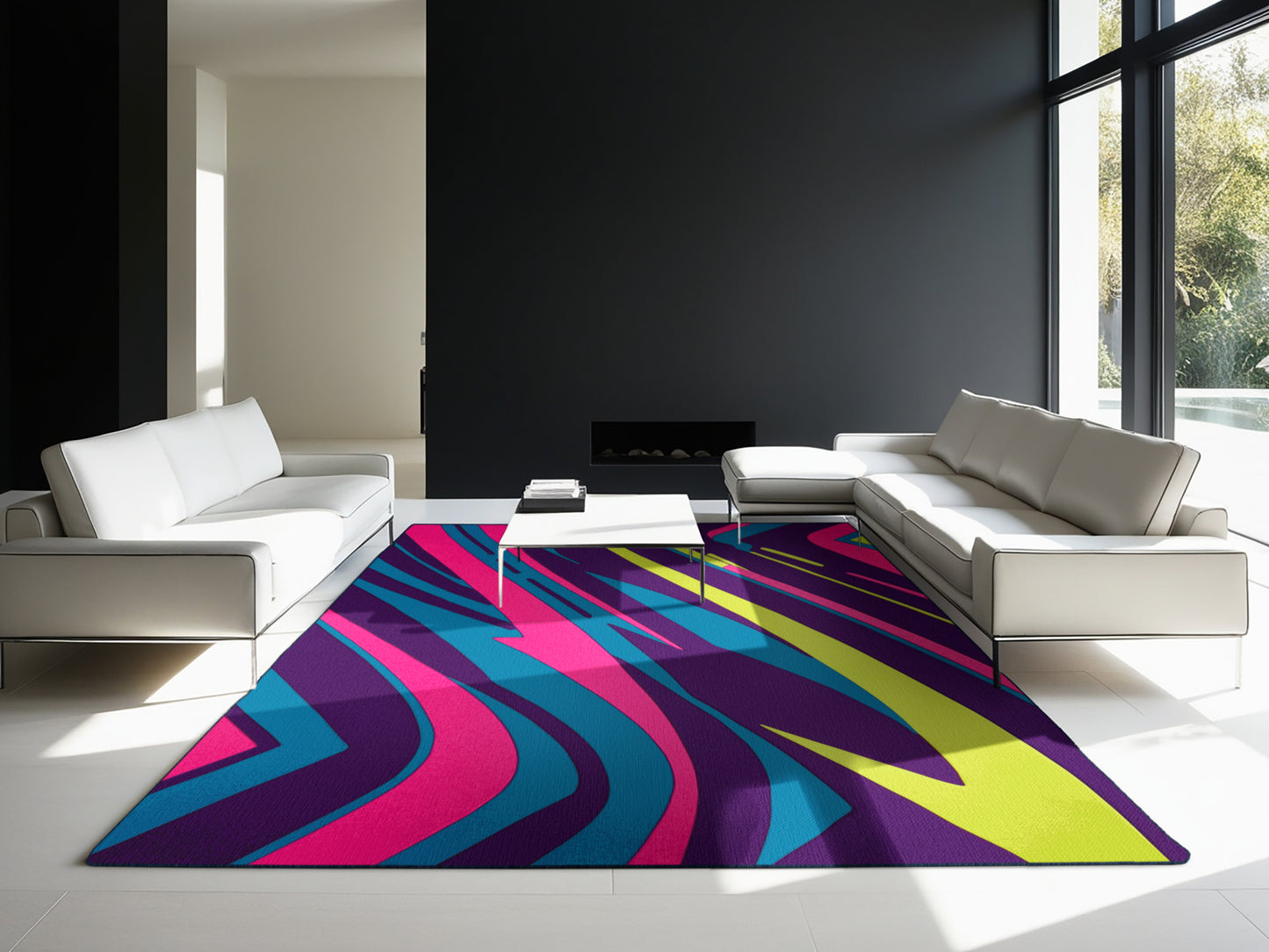 Glowbeam Grid Rug