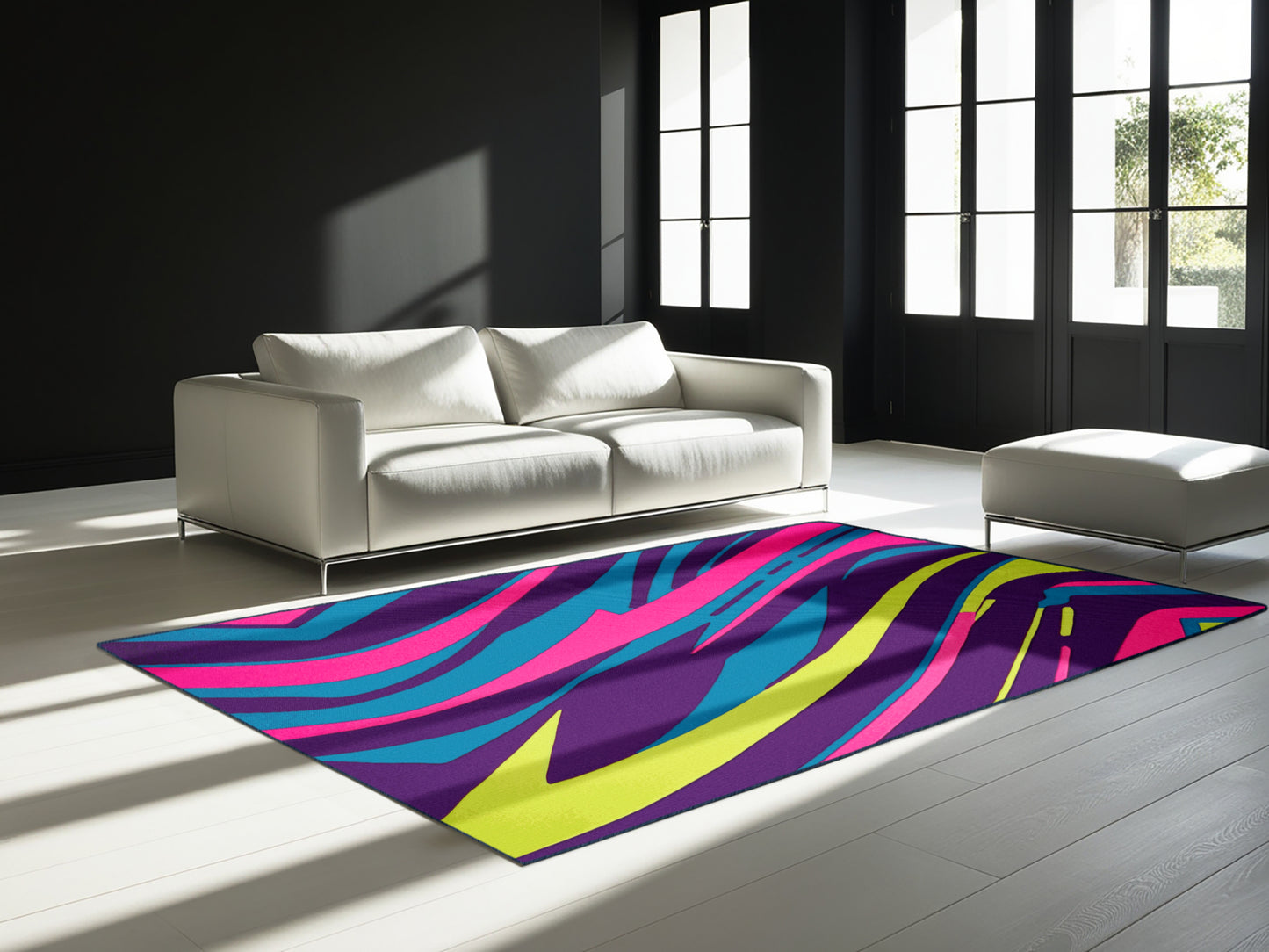 Glowbeam Grid Rug