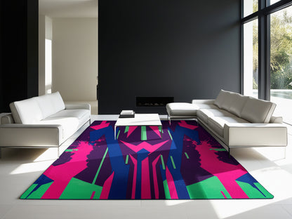 Circuit Bloom Rug