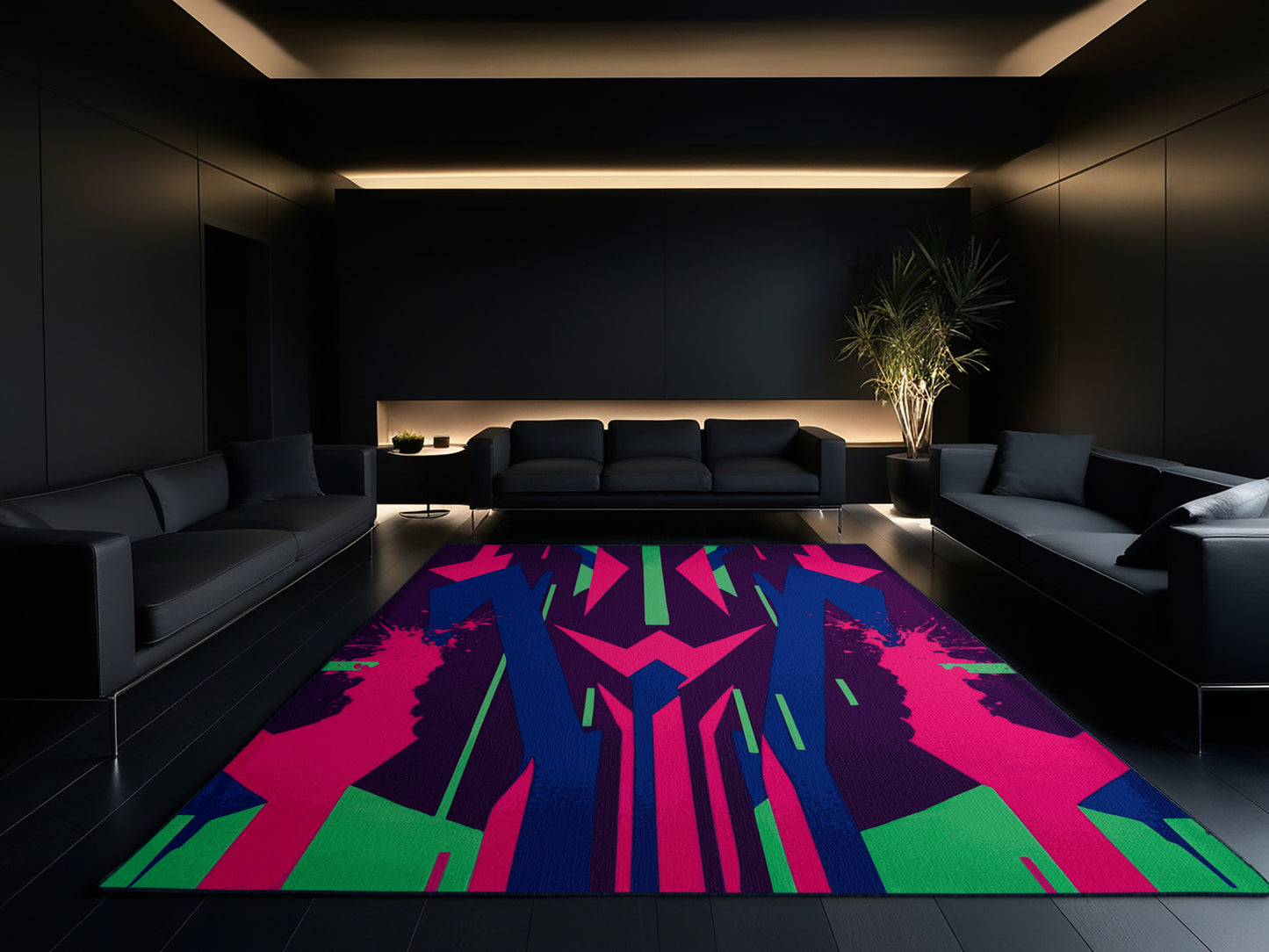 Circuit Bloom Rug