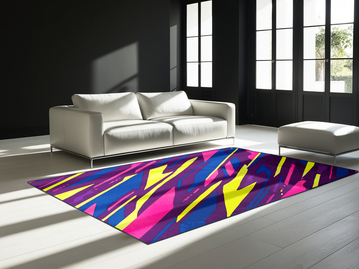 Synth Sunset Rug