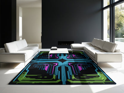 Cyber Ray Rug