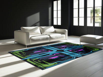 Cyber Ray Rug