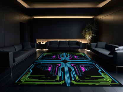 Cyber Ray Rug