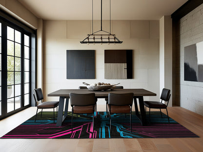 Pixelated Prism Rug