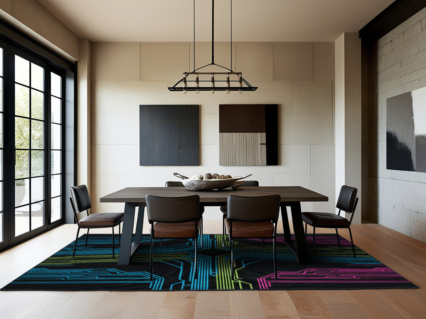 Digital Flicker Rug