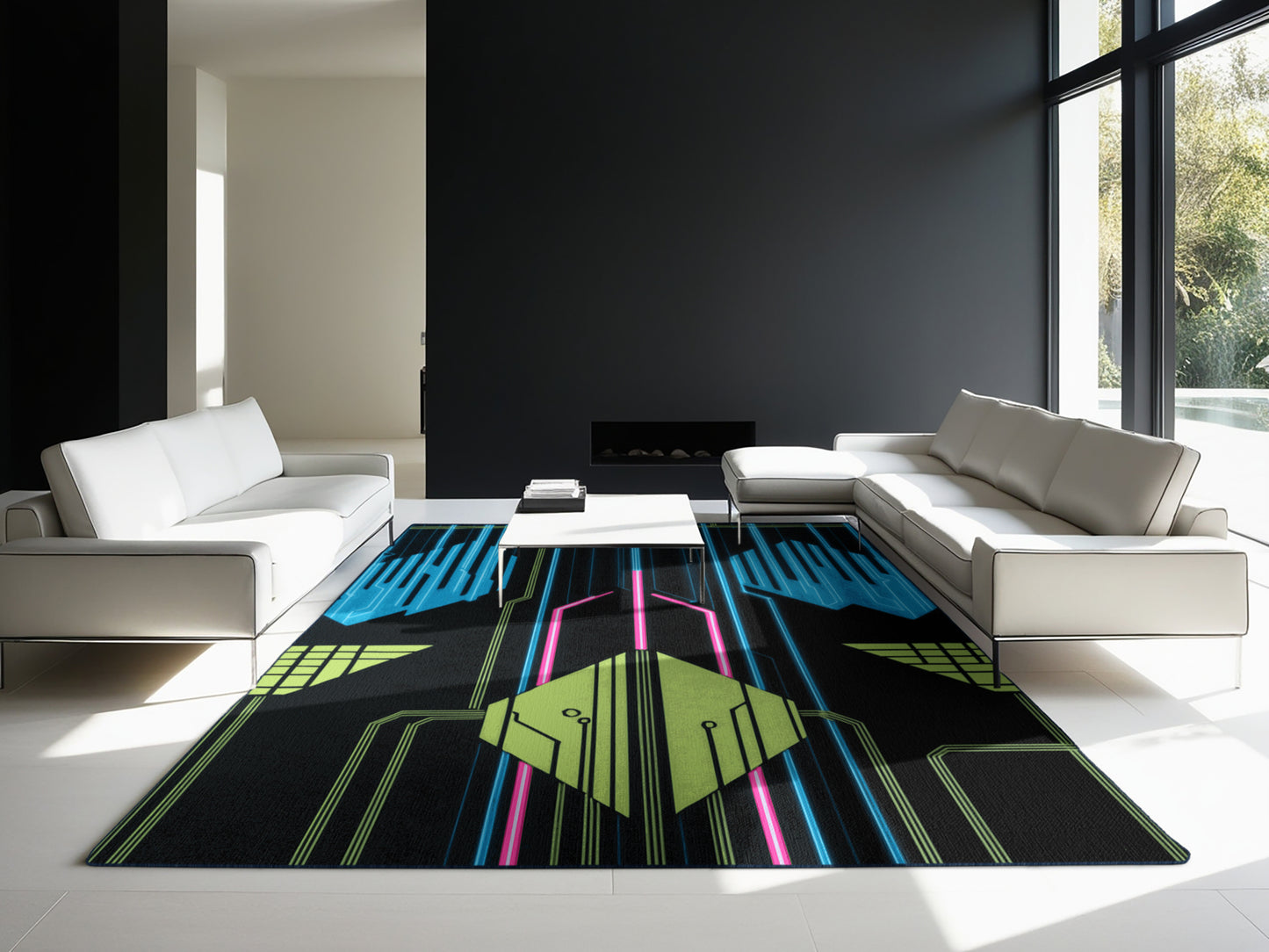 Chromatic Burst Rug