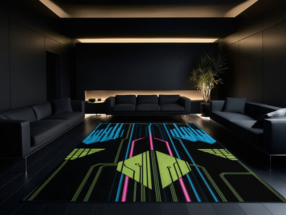 Chromatic Burst Rug