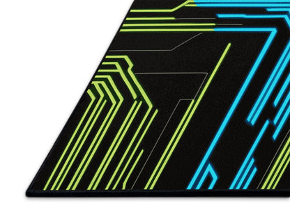 Cybernetic Grid Rug