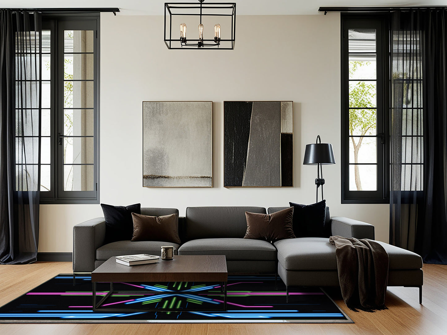 Luminal Orbit Rug