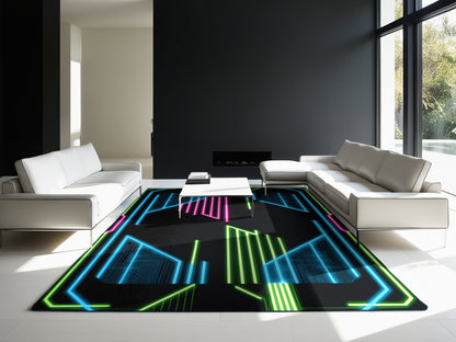 Electric Gradient Rug