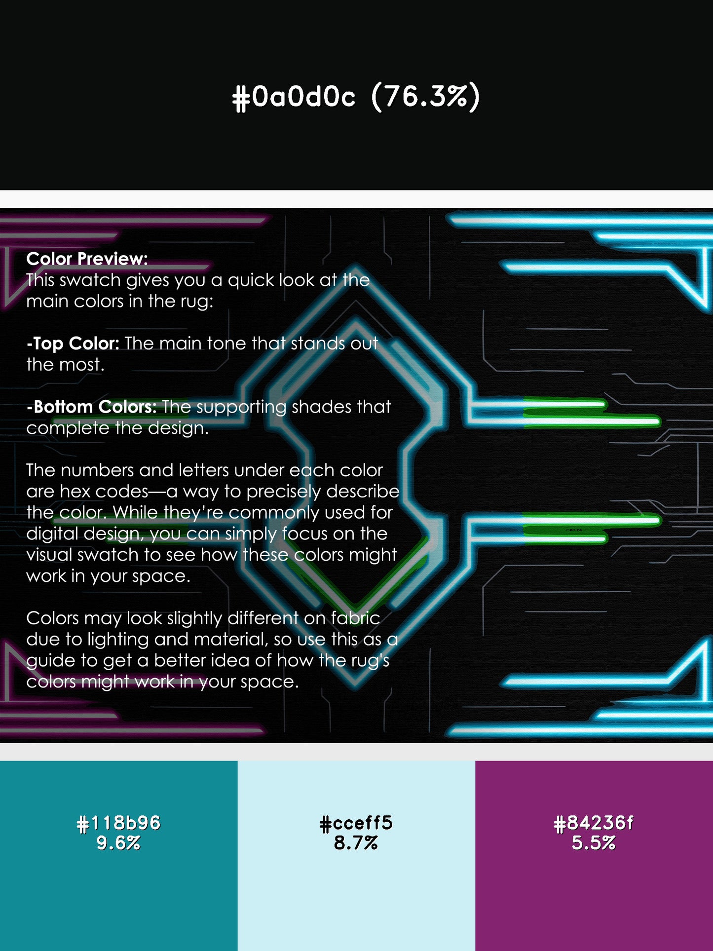 Technotronic Spark Rug