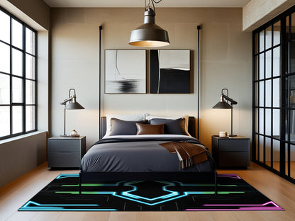 Technotronic Spark Rug