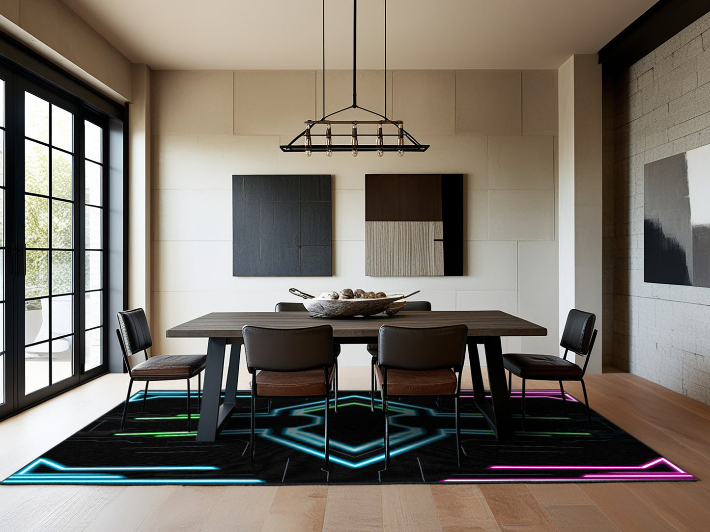 Technotronic Spark Rug