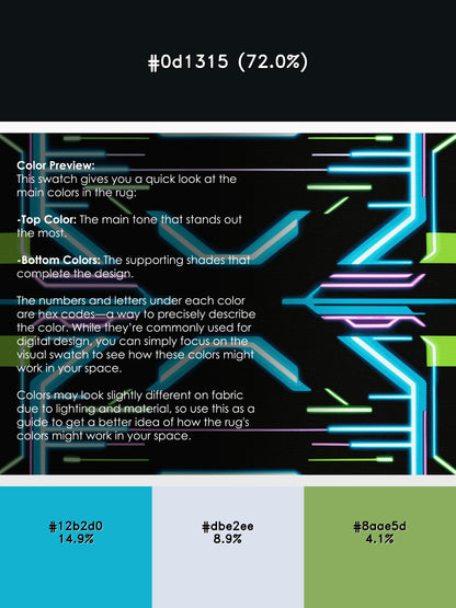 Spectral Overlay Rug