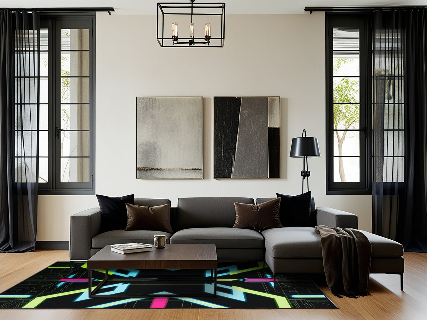 Electro Current Rug