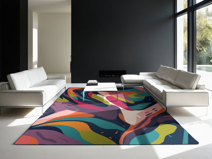 Chromatic Illusion Rug