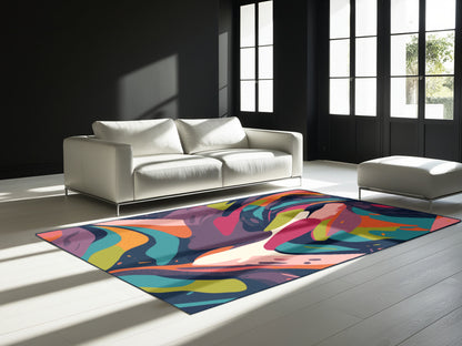 Chromatic Illusion Rug