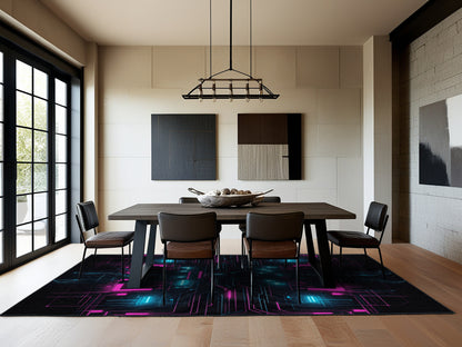 Electric Ripple Rug