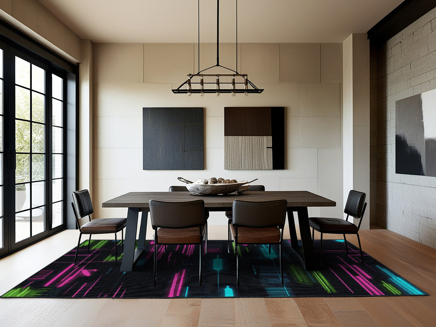 Laser Burst Rug