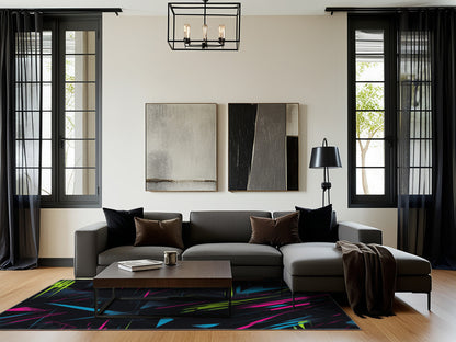 Neon Splinter Rug