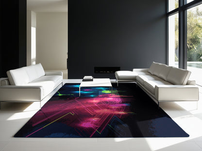 Galaxy Grid Rug