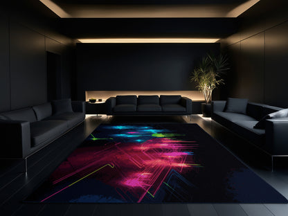 Galaxy Grid Rug